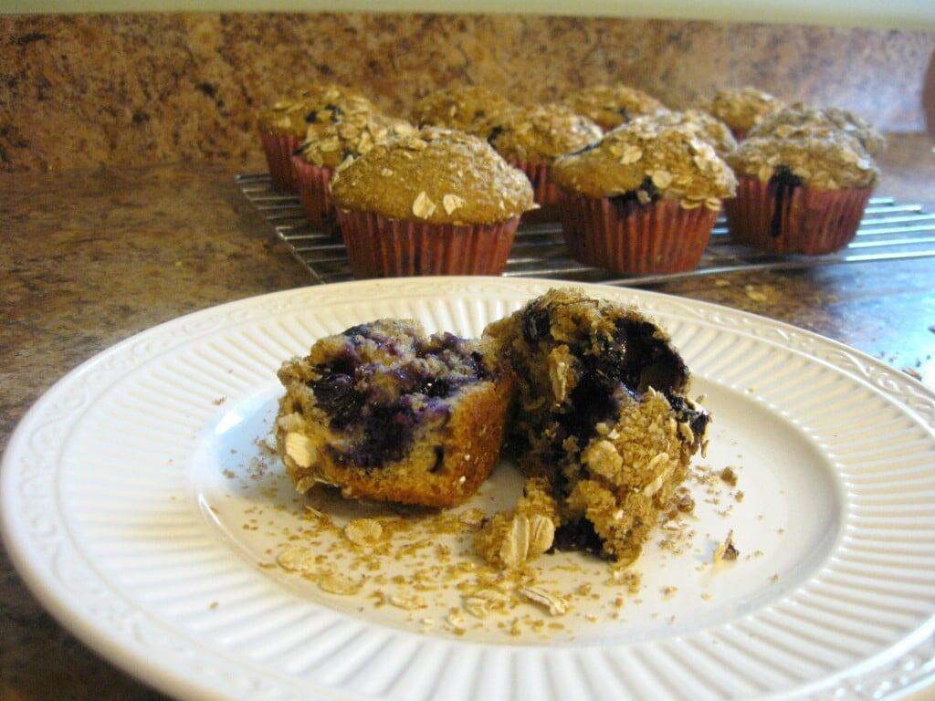 Healthy Blueberry Muffins