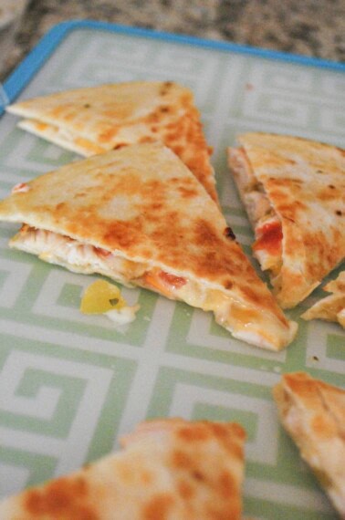 Spicy Chicken Quesadillas