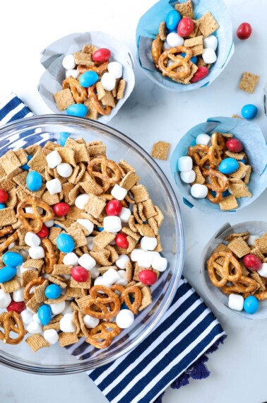 Red White and Blue Trail Mix