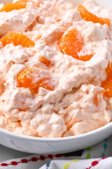 Orange fluff salad.