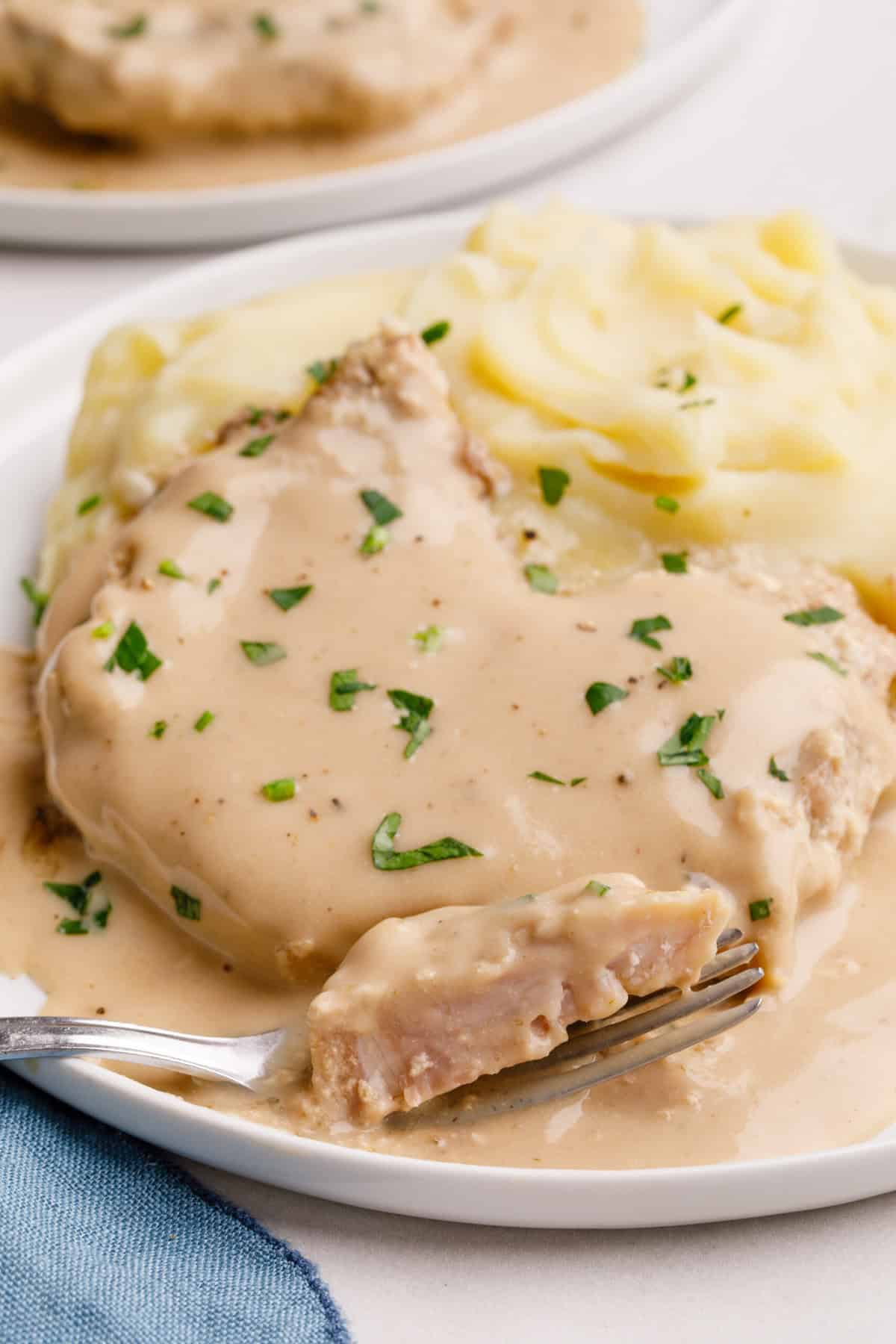Pork chops and gravy crockpot pork chops with gravy.