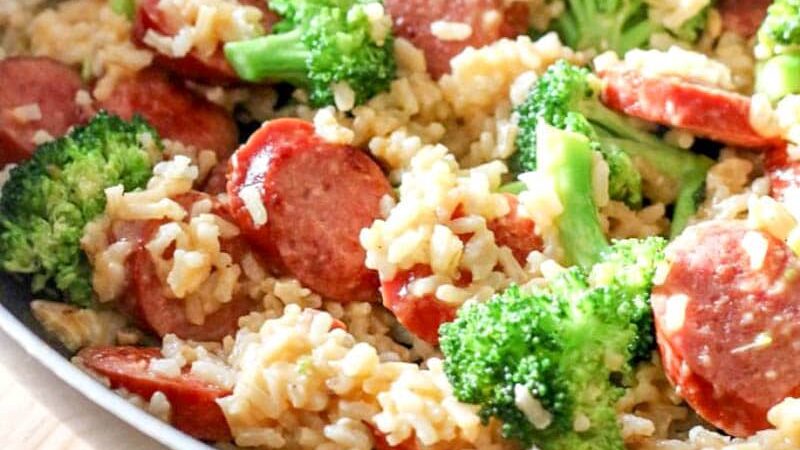 sausage recipe with smoked sausage and rice